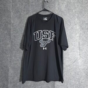 Under Armour USF Bulls Shirt Mens 2XL HeatGear Training Athletic Performances